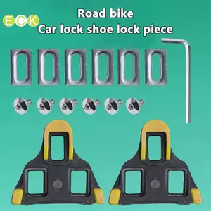 Bàn đạp xe đạp đường trường Cleat SPD SL, tấm kẹp tự thả nổi, phụ kiện cho giày xe đạp