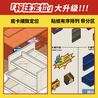 ENWEI 31 Chiếc [Super Stocker Series] Sách Bộ sưu tập nhãn dán phong cảnh 3D quyến rũ dành cho tạp chí Album ảnh Siêu thị Thực phẩm Thiên đường
