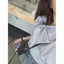 Áo sơ mi ngắn tay chuyên nghiệp sọc kiểu Pháp Áo sơ mi nữ mùa hè Áo sơ mi voan xù không đều cao cấp