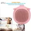 apill Gatams Loa không dây Mini Máy nghe nhạc cầm tay Silicone Mic tích hợp cho gia đình (Màu xanh da trời)