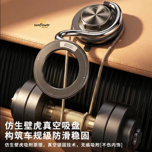 Giá đỡ chân không bằng kim loại ô tô Giá đỡ từ tính có thể gập lại Giá đỡ điện thoại di động di động di động có thể gập lại