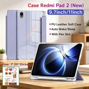 Ốp lưng Redmi Pad 2 9.7inch 2026 Redmi Pad 2 11inch Flip Casing Xiaomi Redmi Pad 2 SE Soft Case Auto Wake / Sleep Tablet Cover