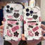 Ốp Lưng Cho Realme C65 C63 C55 C53 C51 C35 C30 C21Y C25 C25S C20 C15 C12 C11 5 5S 5i 6i Note 50 Narzo 20 30A Kem Vồng Cong Cạnh Họa Tiết Gấu Dễ Thương NYK011