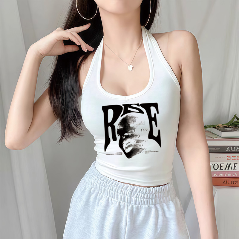 Áo Yếm Croptop Choàng Cổ Hở Lưng Ôm Body Nữ | Áo Thun | Cotton Thun Mềm Co Giãn | Tôn Dáng Gợi Cảm Sexy Siêu Hot Mới#025