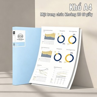 File Lá Đựng Tài Liệu A4 Cao Cấp Chống Nước Cho Văn Phòng PP Đựng Kết Quả Khám Thai Học Sinh