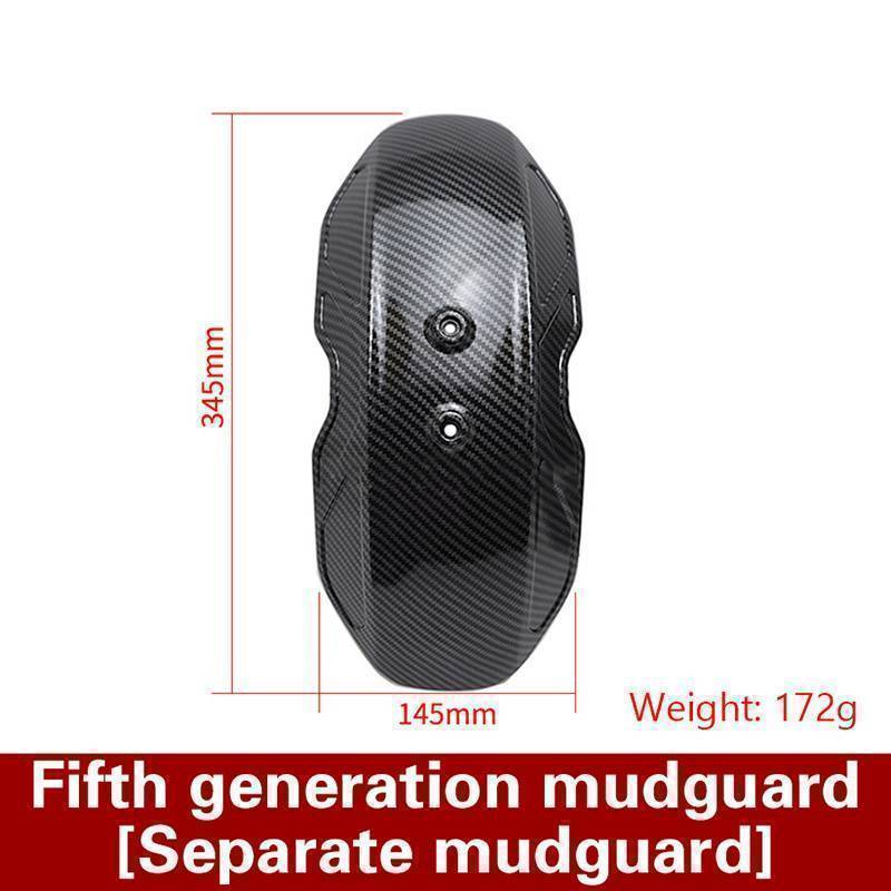 Newsmallbrains Xe Máy Chắn Bùn Kết Cấu Sợi Carbon Chắn Bùn Xe Điện Chắn Bùn Đa Năng Sợi Carbon NSB
