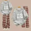 Bộ quần kẻ dài caro đỏ+ và áo phông unisex số 22 chữ only you -setbothubio