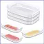 Hộp đựng tủ lạnh Hộp đựng tủ lạnh 3 lớp Hộp sắp xếp tủ lạnh trong suốt Hộp xếp chồng lên nhau cho tủ đông An toàn mueadsyvn