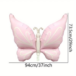 OIWLSAX321 Bóng bay hình con bướm, Bóng bay màng nhôm mờ hoạt hình, Ins cho bé Bóng bay nổi lớn Trang trí tiệc sinh nhật