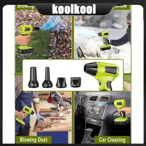 Máy thổi lá Kool 130000Máy thổi điện không dây RPM Máy thổi lá nhẹ để làm sạch sân hiên Chăm sóc bãi cỏ