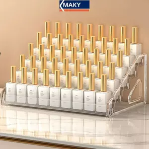 MAKY 3 / 4 / 5 / 6 / 7 Lớp Acrylic Mỹ Phẩm Sơn Móng Tay Orgaizer Hiển Thị Ra Lipsti Nước Hoa Trang Điểm Lưu Trữ Ra VN