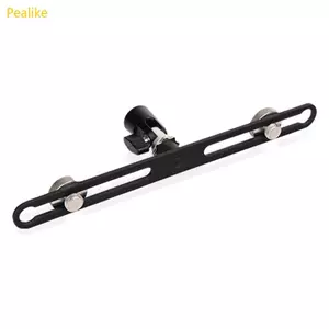 Pealike Micro Mics Mount Đèn mở rộng Giá đỡ cánh tay máy ảnh cho 2 micrô