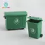 Gamchiano 2 Cái 1 / 12 Nhà Búp Bê Thùng Rác Thu Nhỏ Thùng Rác Mô Hình Nhà Búp Bê Chất Thải