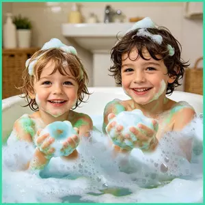 Bóng Tắm Cho Trẻ Em Thoải Mái Lâu Dài Ủng Hộ Tắm Bong Bóng Thư Giãn Cho Bé Trai Bé Gái Trẻ Em Thanh Thiếu Niên sonlekvn