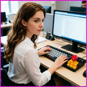 Cần điều khiển Keycap Mới lạ 4 chiều Nút đính kèm Bàn phím cơ Keycaps cho cuộc thi Esports Home Internet lyuvn