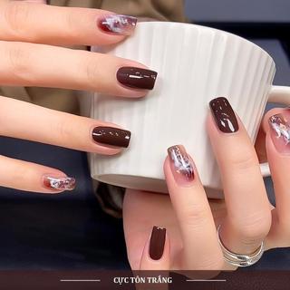 Miss Gooey Nail Gel Sơn Maill Phong Cách Nâu Sôcôla & Cà Phê Nâu Caramel Phù Hợp Với Mùa Đông Làm Trắng Da Tự Nhiên