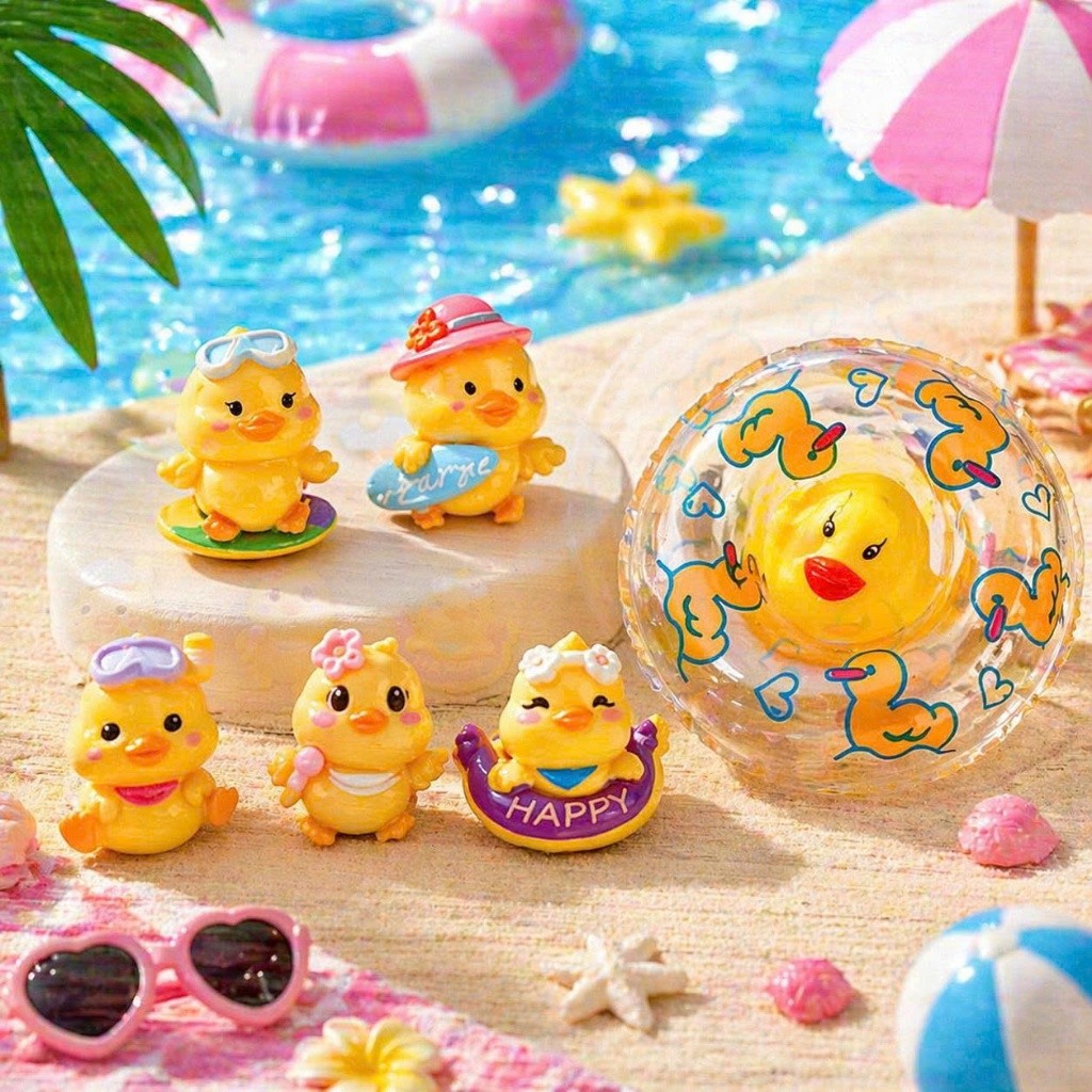 Set Charm Phao Vịt Biển Cute 2026 Mini Trang Trí Dép Crocs Phụ Kiện Dễ Thương Hot Trend
