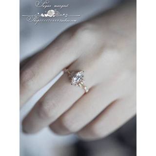 Women's Moissanite Wedding Ring by FairyTreas294
