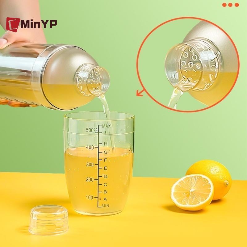 CMinYP 3 / 5 / 7 Chiếc Cotail Shaker Set Cotail Shaker Và Đo Jigger Bộ Đồ Uống Hỗn Hợp Dụng Cụ Lắc Tay Cho Bartending Và Home Bar Glory