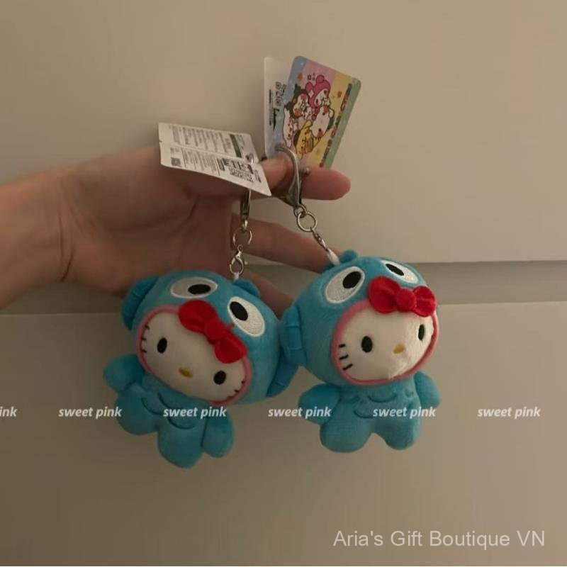 [Aria] Fun Duoduo Clownfish Cross-Dressing hellokitty Túi Mặt dây chuyền nhỏ Phụ kiện túi đi học lưng dễ thương