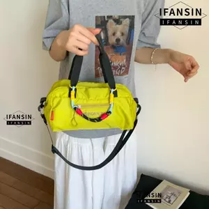 Túi đeo vai IFANSIN, Dây đeo có thể điều chỉnh Túi Bowling nhẹ, Túi xách nữ Nylon dung tích lớn thông thường ngoài trời