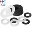 Chất Liệu Silicon Trắng Gioăng Vít Gioăng Chống Thấm Nước Vòng Chịu Nhiệt Độ Cao Niêm Phong Phần Hấp Thụ Sốc Cao Su Đen Chất Liệu Nitrile Đệm Phẳng M12M14M16M20M30M40M50M60