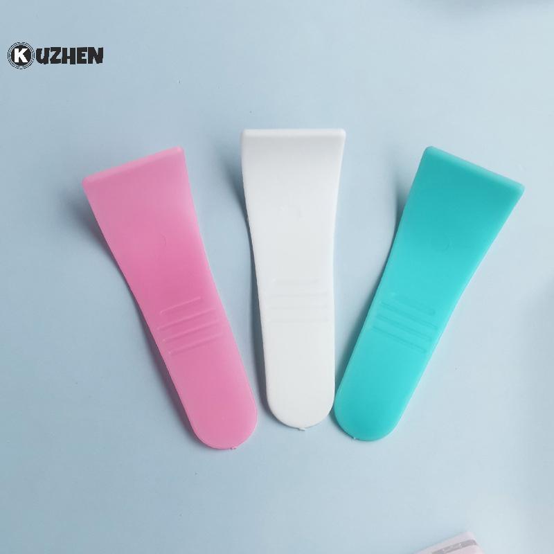 KUZHEN 10 Chiếc Tẩy Lông Cạp Mini Mỹ Phẩm Thìa Cạp Tẩy Tóc Muỗng Trang Điểm Thìa Kem Dụng Cụ Làm Đẹp Màu Sắc Ngẫu Nhiên HOT