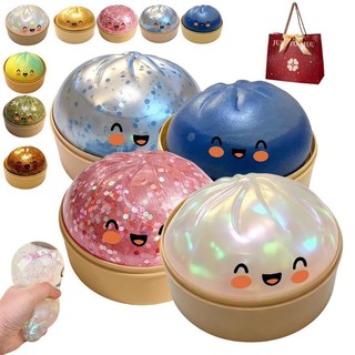 Hấp Bun Squishy Đồ Chơi Giải Nén Chậm Phục Hồi Bánh Bao Căng Thẳng Bóng Fidget Đồ Chơi Cho Trẻ Em Người Lớn Đảng Quà Tặng