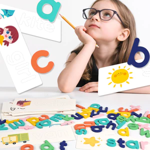 Trò chơi đánh vần cho trẻ em Đồ chơi học tập lấy cảm hứng từ Montessori dành cho bạn bè Gia đình