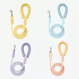 【Ready Stock】 Dopamine Hand Holding Rope Color Super Long Puppy Walking Dog Hand Holding Rope Explosion-Proof out Large Dog Dog Pet Nylon YUas