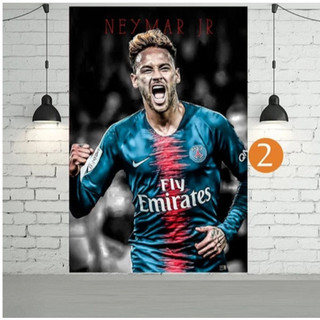 Poster Cầu Thủ Bóng Đá Nổi Tiếng Neymar Khổ Lớn dán tường