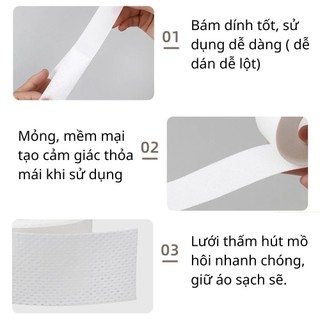 Miếng Dán Cổ Áo Sơ Mi Chống Bẩn Và Mồ Hôi Dán Mũ Bảo Hộ Tiện Dụng