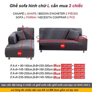 Bọc Sofa Co Giãn Chống Thấm Nước Chống Trơn Trượt Co Giãn Trượt Nhà Phòng Khách Bảo Vệ Thú Cưng