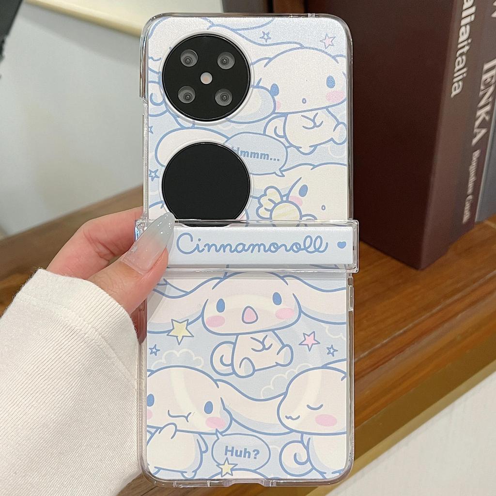 Tương thích với Samsung Galaxy ZFlip7 ZFlip6 Vỏ điện thoại đứng từ tính hoạt hình Puppy Bao gồm dây buộc Vỏ cứng có thể gập lại Tương thích với ZFlip 7 6 5 4 3 5G