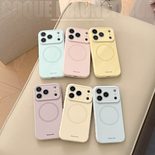 [Sheren] Ốp Điện Thoại Màu Trơn Thích Hợp Cho i17 16 15 14 13 12 11 pro max Vỏ Bảo Vệ Chống Sốc