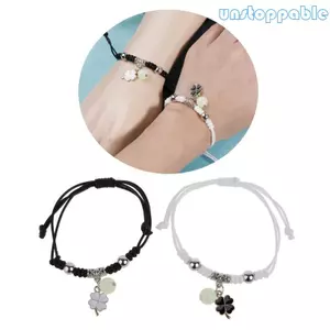 Unstop * 2 Chiếc Dạ Quang Hạt Bện Dây Lắc Tay Cặp Đôi Tình Bạn Phù Hợp Với Vòng Tay