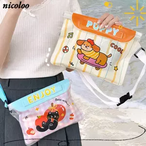 Túi đựng điện thoại di động NICOLOO, Túi đeo thắt lưng dung tích lớn có thể điều chỉnh, có màn hình cảm ứng Vỏ bơi lội trôi dạt chống nước mùa hè