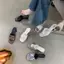 TT Phong Cách Hàn Quốc Mũi Vuông Flip-Flops Nữ 2026 Thời Trang Mùa Hè Da Báo In Chấm Bi Xếp Ly Bề Mặt Nêm Gót Giày Sandal Slipp