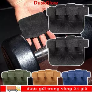 DUSKGLOW 1 Cái / 1 Đôi Găng Tay Nâng Cân, Da Bò 9 Màu Palm Pad, Găng Tay Tập Gym Chống Trơn Trượt