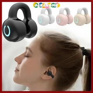 OAKANDME Tai nghe Bluetooth 5.3 kẹp tai dẫn truyền xương, âm thanh HiFi, không dây