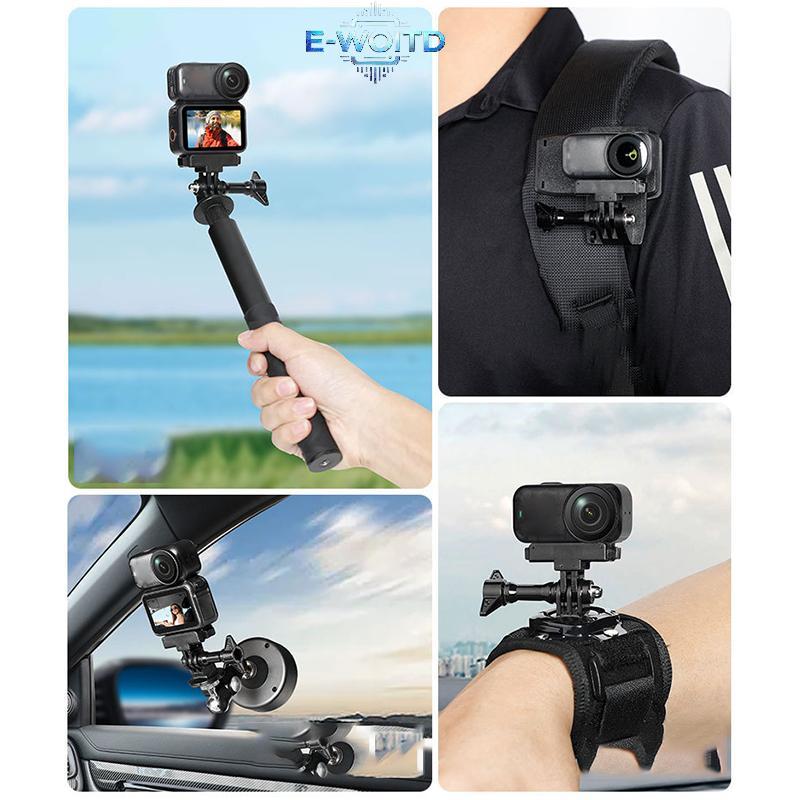 E-WOITD Thích Hợp Cho DJI Osmo Nano Bộ Chuyển Đổi Lắp Đặt Từ Tính Đế Máy Ảnh Có Thể Gập Lại Lắp Đặt Cố Định Chân Đế Qui Phát Hành E-WOITD