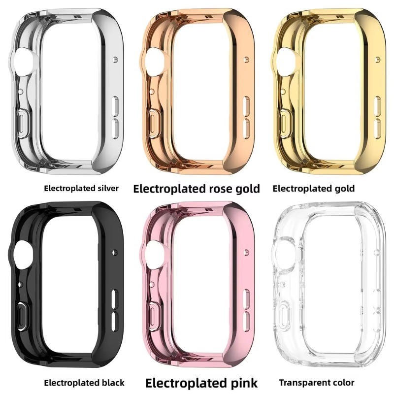 Ốp Bảo Vệ PC Rỗng Cho Huawei Watch Fit 5 Vỏ Bảo Vệ Cứng Ốp Lưng Phụ Kiện Cho Huawei Watch Fit5 Watch5 Vỏ Bảo Vệ Nửa Rỗng