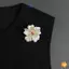Hoa hợp kim cổ điển với Trâm cài ngọc trai thời trang Retro Pin cho nữ dự tiệc Corsage Váy cưới Phụ kiện ngực mới