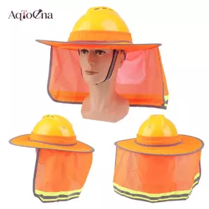 AqToCna Mũ Cứng Sun Ne Shield Mũ Bảo Hiểm Mùa Hè Lưới Che Nắng Có Tầm Nhìn Cao Phản Quang Mũ Cứng Bóng Cho Công Nhân Xây Dựng Ngoài Trời AqToCna