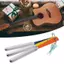 Toyuvn Guitar Nut Files Tay cầm thoải mái có rãnh thép Tay cầm tiện dụng để sửa chữa
