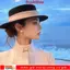 DUSKGLOW Top Hat dành cho nữ, Mũ nỉ phẳng thanh lịch trang trọng, Vành rộng ấm áp Cổ điển Fedoras Mũ phụ kiện váy