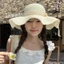 Sóng Ren Mũ Rơm Phong Cách Mới Nhỏ Tươi Mũ Nữ Chống Nắng Phù Hợp Với Chống Nắng Mũ Biển Đi Biển Mũ Chống Nắng