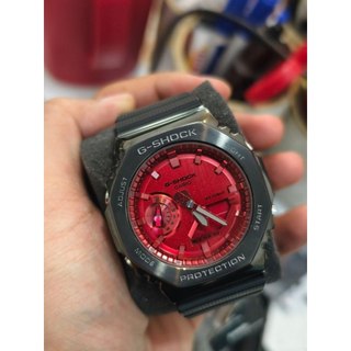Đồng Hồ Nam Dây Nhựa Casio G-Shock GM-2100-1A Vỏ Thép Chính Hãng - GM-2100-1ADR Carbon Core