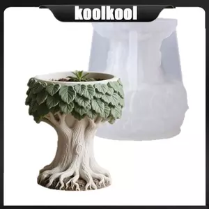 Khuôn silicon hình cây Kool để làm hộp đựng thực vật Cung cấp dự án thủ công