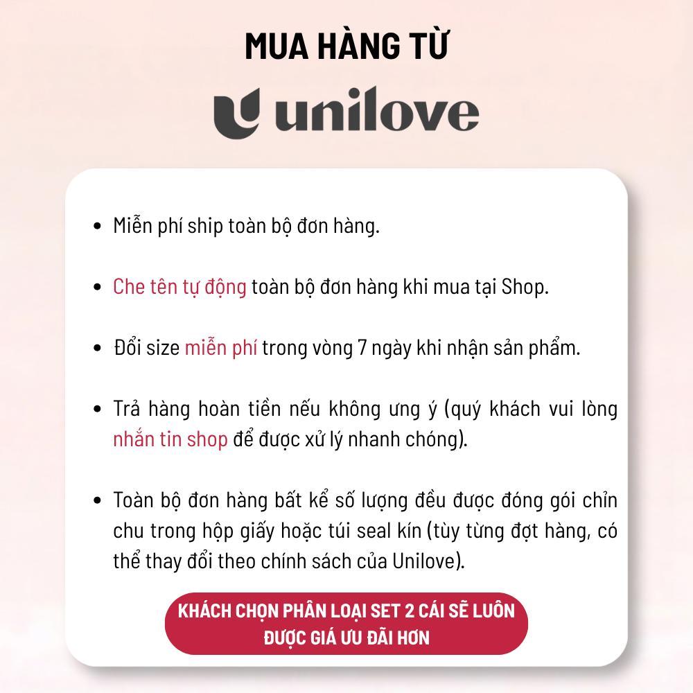 (Cổ Yếm) Bra Áo Lót Su 3 Kiểu Mặc Không Gọng Không Lộ Viền Unilove Cho Áo Yếm Áo 2 Dây Hở Lưng 6339